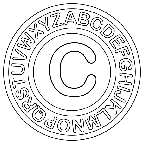 Písmeno C | Online omaľovánky pre deti