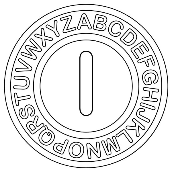 Písmeno I | Online omaľovánky pre deti