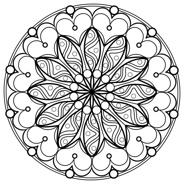 Mandala 4 | Online omaľovánky pre deti