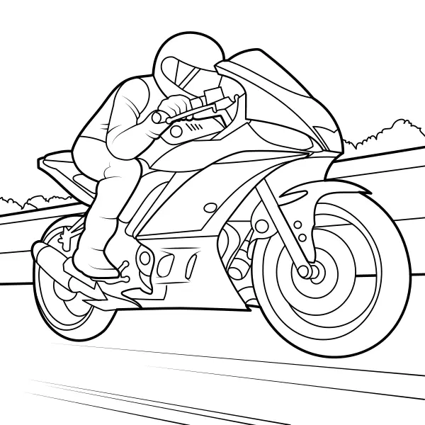 Motorkár | Online omaľovánky pre deti