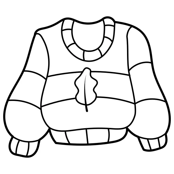 Sveter | Online omaľovánky pre deti
