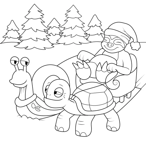 Santa Expres | Online omaľovánky pre deti