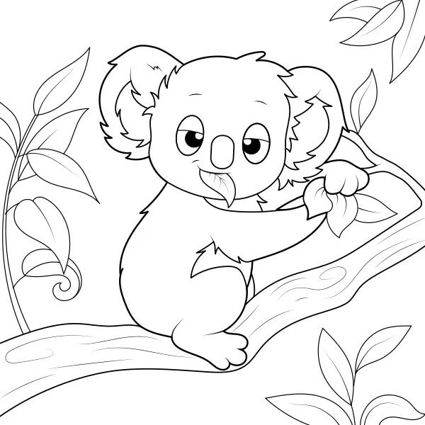 Koala | Online omaľovánky pre deti