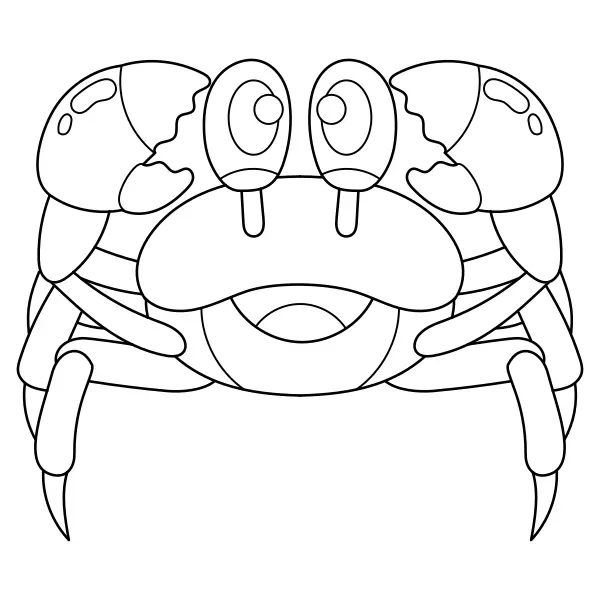 Krab | Online omaľovánky pre deti