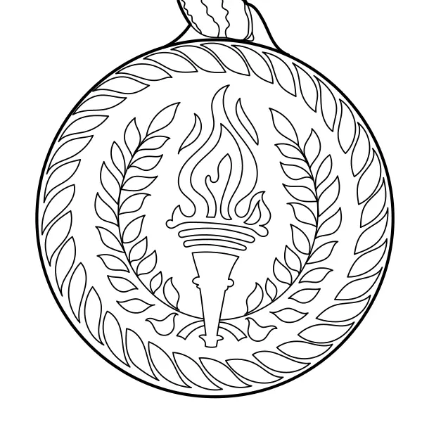 Olympijské medaila | Online omaľovánky pre deti