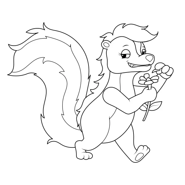 Skunk | Online omaľovánky pre deti