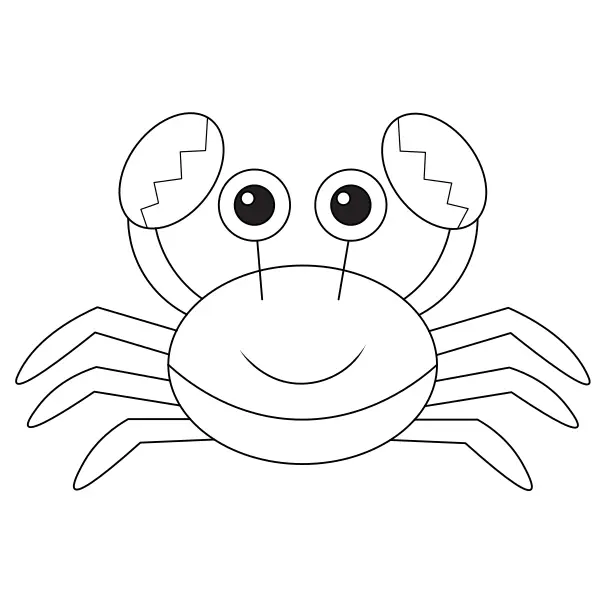 Krab | Online omaľovánky pre deti