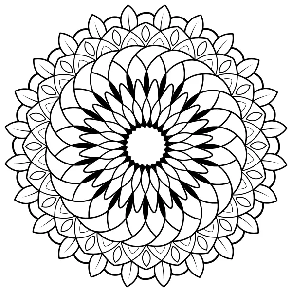Mandala 51 | Online omaľovánky pre deti