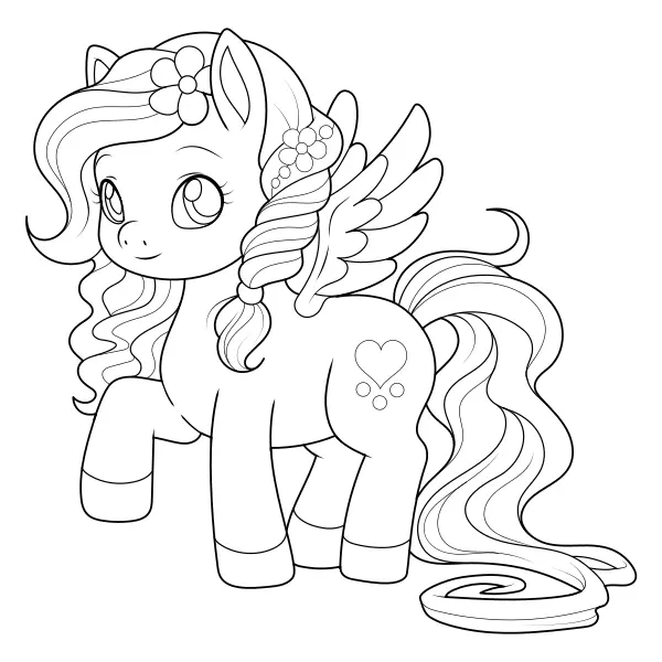 Pegasus | Online omaľovánky pre deti