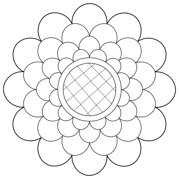 Mandala 59 | Online omaľovánky pre deti