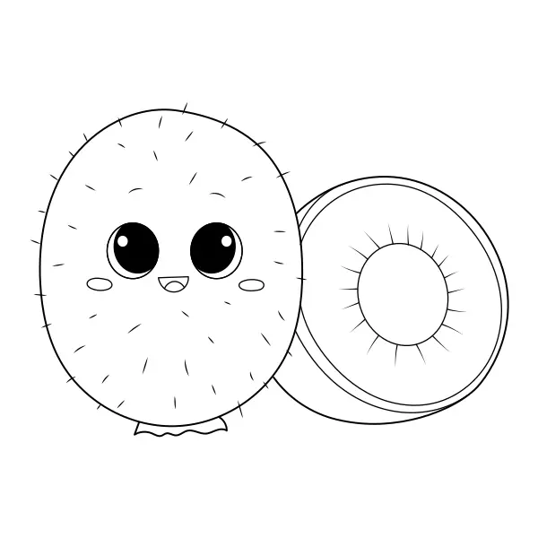 Kiwi | Online omaľovánky pre deti